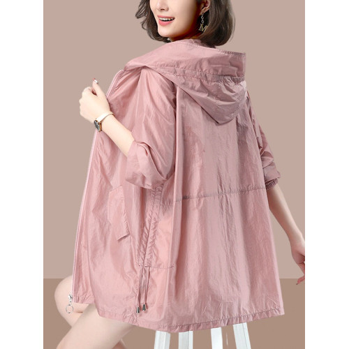 胖mm特大碼300斤冰絲防曬衣女款夏季戶外運動透氣防紫外線防曬服