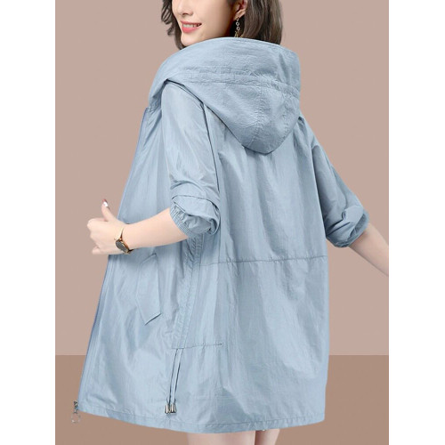 胖mm特大碼300斤冰絲防曬衣女款夏季戶外運動透氣防紫外線防曬服