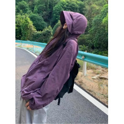 山系戶外防曬衣男女同款2025夏季新款防紫外線輕薄連帽防曬服外套