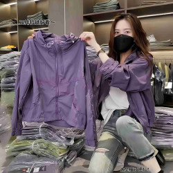 2025夏新款慵懶風設計感純色大碼寬鬆防曬沖鋒衣開衫防曬上衣外套