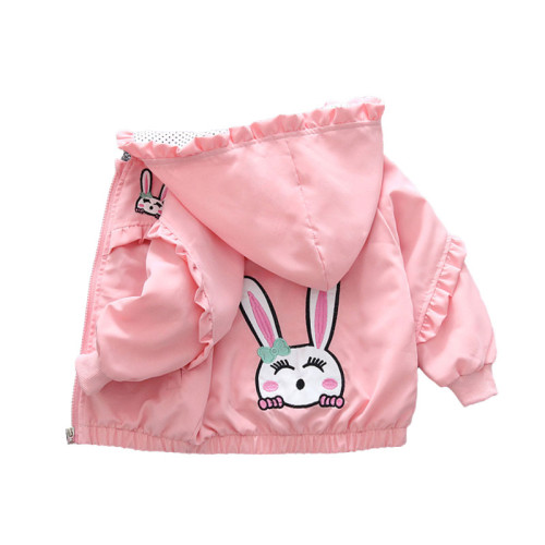 女寶寶卡通春裝外套2026春秋新款兒1童百搭夾克洋氣女2童韓版上衣