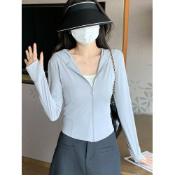 防曬衣女款夏季2025新款薄款防紫外線外套透氣冰絲涼感修身防曬服