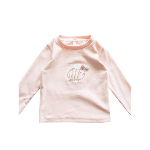 女寶寶春裝打底衫2025春秋新款兒1童百搭T恤洋氣女2童韓版上衣潮3