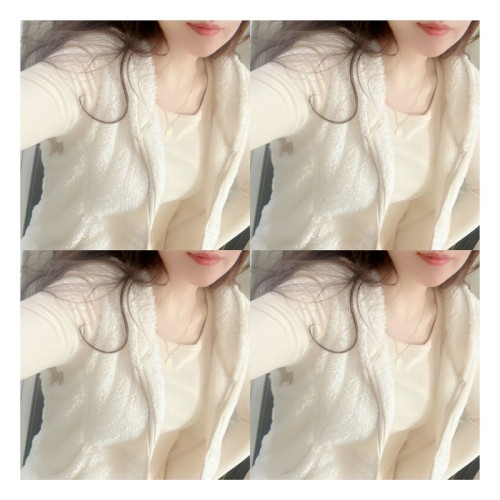 純棉粉色磨毛加厚正肩長袖t恤女春秋季不規則內搭短款上衣打底衫