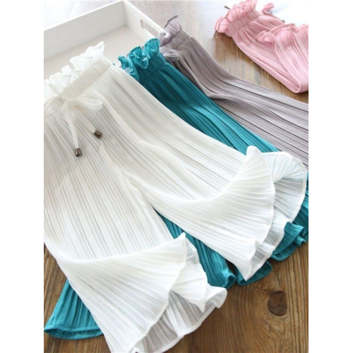 女寶~褲子夏季2025潮裝寬鬆薄款親子夏寶寶時尚夏裝防蚊褲褲裙女