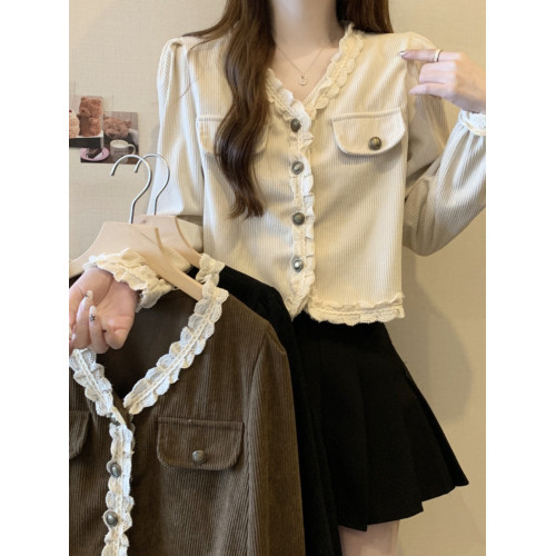 大碼女裝2025早秋新款胖mm法式小香風洋氣今年流行漂亮小襯衫上衣