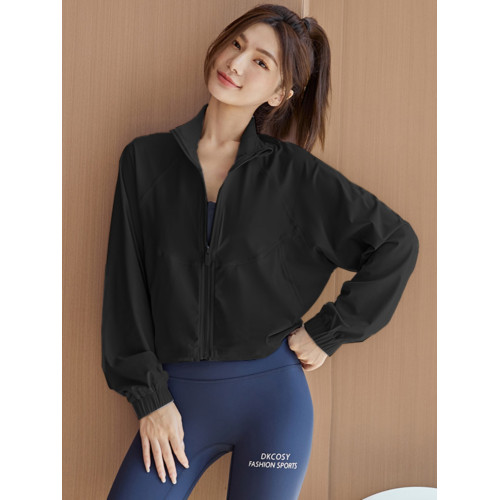 防曬衣2024新款女士寬鬆運動外套夏季外套時尚透氣開車防曬服上衣