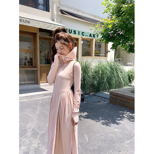 防曬衣女夏季輕薄透氣海邊防曬服外套超長款全身收腰顯瘦防曬裙