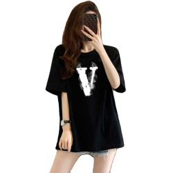 重磅純棉美式短袖T恤女夏韓版寬鬆中長款oversize半袖潮牌上衣曬