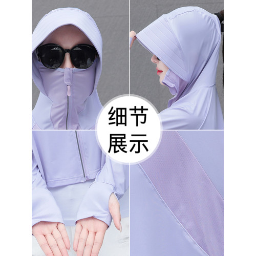 啄木鳥冰絲鬥篷防曬衣女夏季薄款2025新款防紫外線透氣罩衫短外套