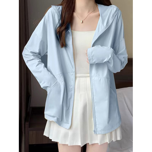 2026夏季冰絲男女防曬衣寬鬆大碼休閒外套防紫外線輕薄透氣戶外服