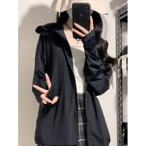 2026夏季冰絲男女防曬衣寬鬆大碼休閒外套防紫外線輕薄透氣戶外服