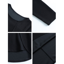 九月陌墨休閒空氣層t恤女春季2025年新款洋氣上衣歐洲站大碼女裝