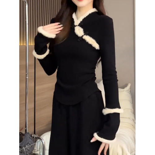 今年新款黑色風長袖女秋季高級韓版洋氣街頭設計感顯瘦上衣