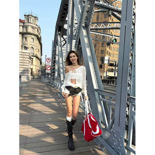 Turn right/陳大腿 波禧米亞性感風提花透視針織開衫女夏防曬服潮