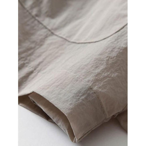 純色防曬衣薄紗款夏季2025年新款網紅薄外套防曬服女短款韓版連帽