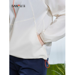 三福情侶輕量運動防曬衣 戶外穿搭遮陽透氣服飾時尚上衣841374