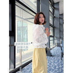 2026夏季休閒運動風抽繩連帽輕薄防曬罩衫時尚花邊長袖襯衫上衣女