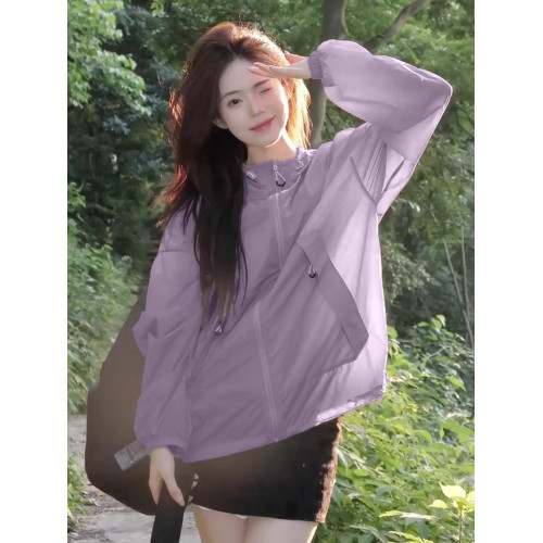 蕉下客戶外防曬衣女帽簷2025新款防紫外線薄款巨好看的沖鋒防曬服