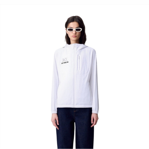 AYTREW  2025春秋新款印花胸口拉鍊UPF500+防曬服女夏季連帽