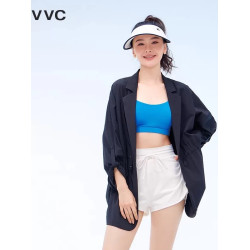 VVC防曬服女2025年春夏新款防紫外線西裝外套戶外遮陽寬鬆防曬衣