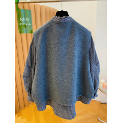 長袖襯衫女2026春秋新款胖妹妹馬甲拼接格子假兩件上衣襯衣高級感