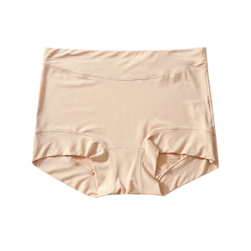 內褲女莫代爾高腰收腹提臀薄防走光打底底褲安全四平角大碼二合一