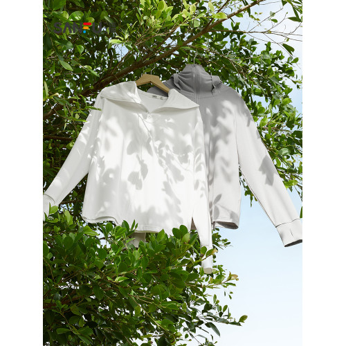 三福防曬衣夏季女款2026新款開衫防紫外線寬鬆輕薄透氣防曬服外套