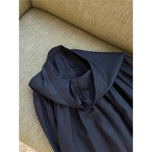 日韓尾貨剪標女裝~GAO端小衆中高腰細褶拼接亞麻半身裙女