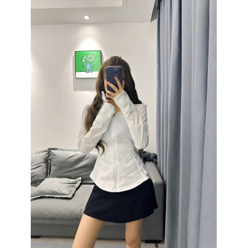 歐貨防曬衣女2025春夏新款防紫外線修身瑜珈服速乾連帽輕薄外套潮