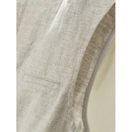 商場折釦店撤櫃亞麻馬甲女2025新款外穿無袖背心棉麻單層馬夾外套