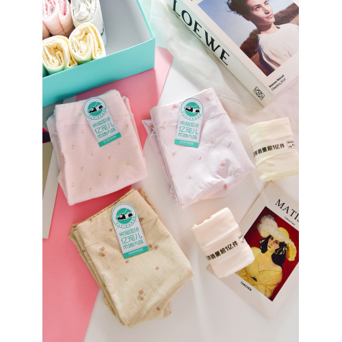 億寵兒 女士高腰大碼4XL純棉簡約包臀內褲有機棉潔淨化內褲媽媽款