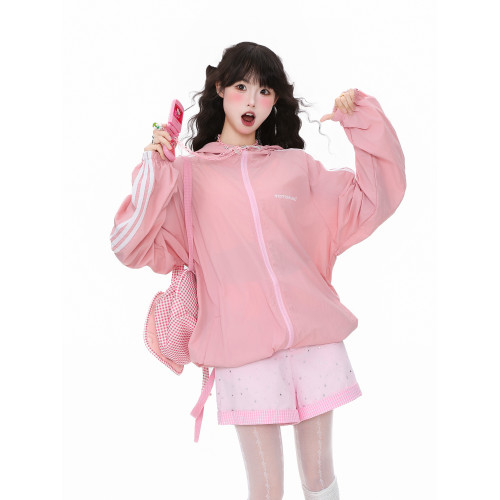 藍鬼公園Languid Park UPF50+防紫外線透氣防曬服女夏季冰絲外套