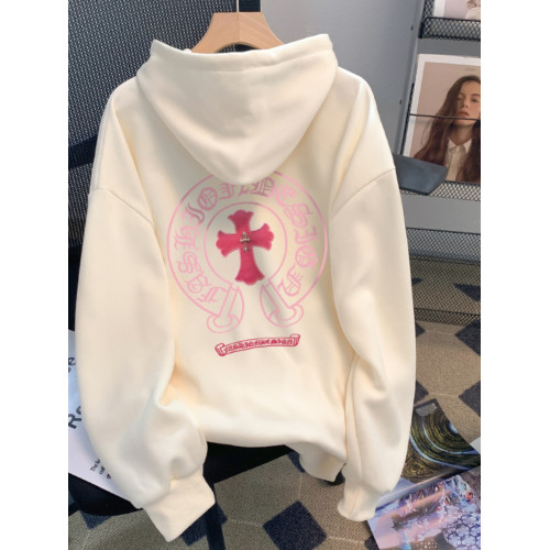 廣州十三行新款樣衣剪標撿漏奶fufu慵懶風超好看十字架連帽衛衣女