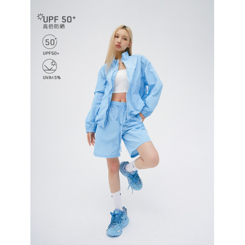 CASD•山系戶外防紫外線透氣輕量皮膚衣涼感立領防曬衣服套裝男女