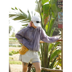 《宇宙荒野》戶外春夏山系徒步登山多巴胺速乾輕薄連帽防曬衣男女