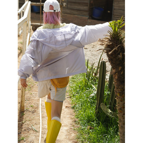 《宇宙荒野》戶外春夏山系徒步登山多巴胺速乾輕薄連帽防曬衣男女