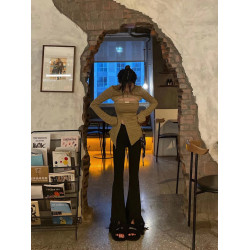 【Y字噹頭】原創設計感小衆氣質性感上衣女顯瘦辣妹裝