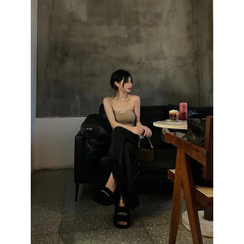 【Y字噹頭】原創設計感小衆氣質性感上衣女顯瘦辣妹裝