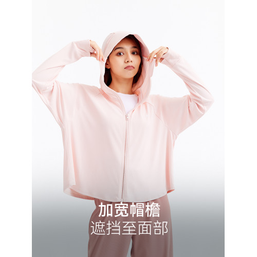 ohsunny防曬衣女春夏新款輕薄透氣原紗防紫外線護手背寬鬆防曬服