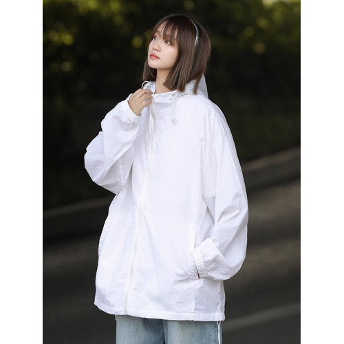 格洲馬2026年夏季冰絲防曬服女連帽防紫外線輕薄皮膚衣外套上衣潮