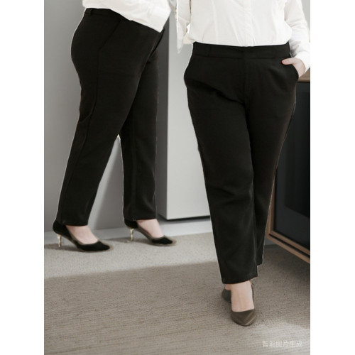 特大碼冬長袖女性寬鬆商務正裝工作服白色襯衫上衣加肥職業工裝衫