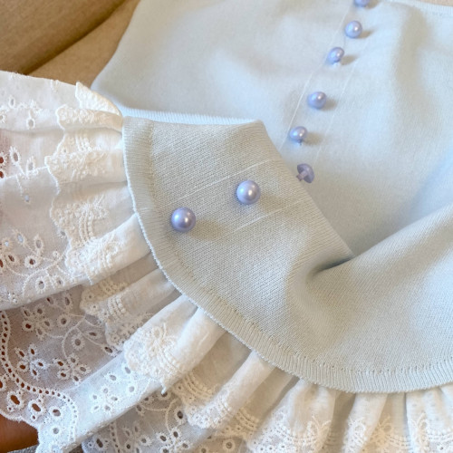 專櫃撤廻剪標芭蕾風花邊下班拼接抹胸背心女夏季新款甜美漂亮上衣