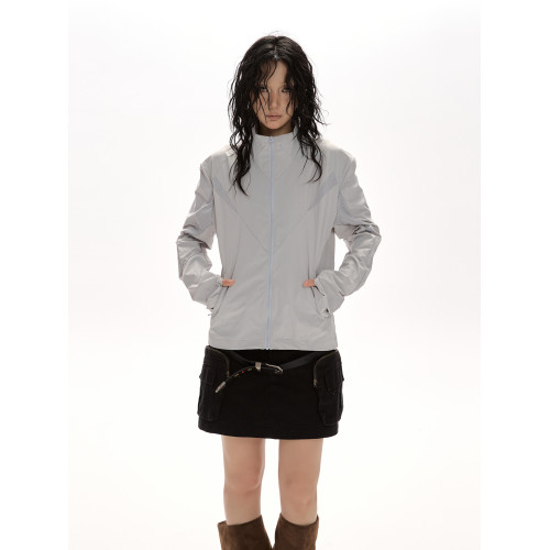 VATTY立體剪裁輕量防水戶外防曬衣女立領正肩高級感透氣防曬外套