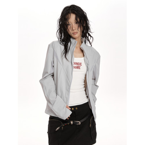 VATTY立體剪裁輕量防水戶外防曬衣女立領正肩高級感透氣防曬外套