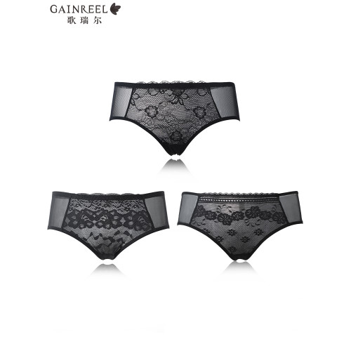 【55元任選3條】歌瑞爾浪漫裸感透氣內褲女舒適柔軟多款中腰褲