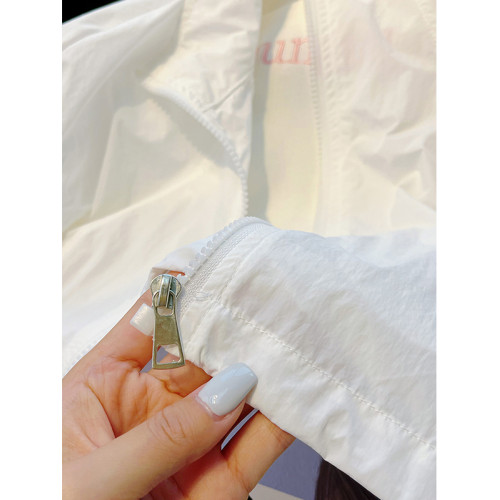 純色輕薄透氣防曬衣女夏2026新款小個子法式休閒時尚防曬衣短外套