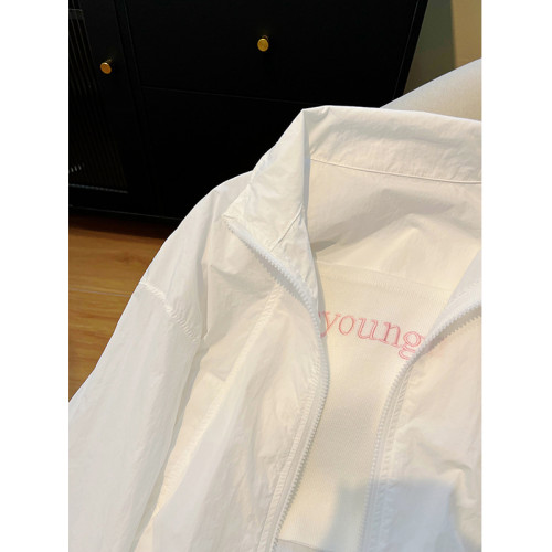 純色輕薄透氣防曬衣女夏2026新款小個子法式休閒時尚防曬衣短外套