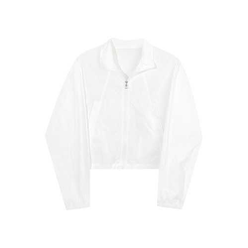 純色輕薄透氣防曬衣女夏2026新款小個子法式休閒時尚防曬衣短外套