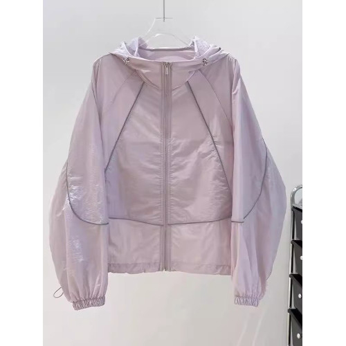 涼感防曬衣女2025年新款夏季韓版寬鬆百搭透氣薄款遮陽連帽防曬服